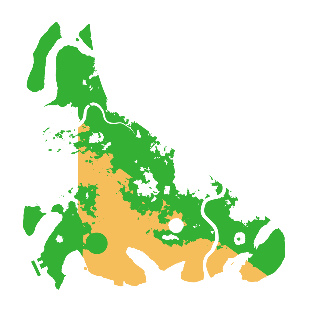Biome Rust Map: Procedural Map, Size: 3850, Seed: 1843911357