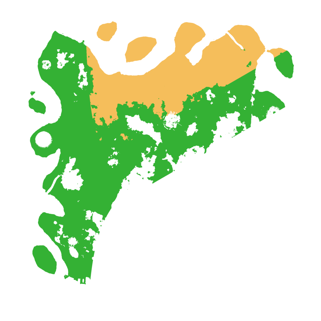 Biome Rust Map: Procedural Map, Size: 3500, Seed: 409342730