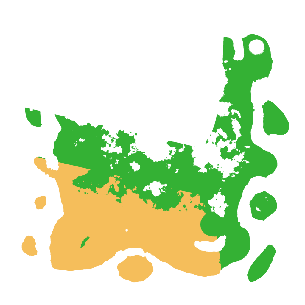 Biome Rust Map: Barren, Size: 3500, Seed: 1728326085