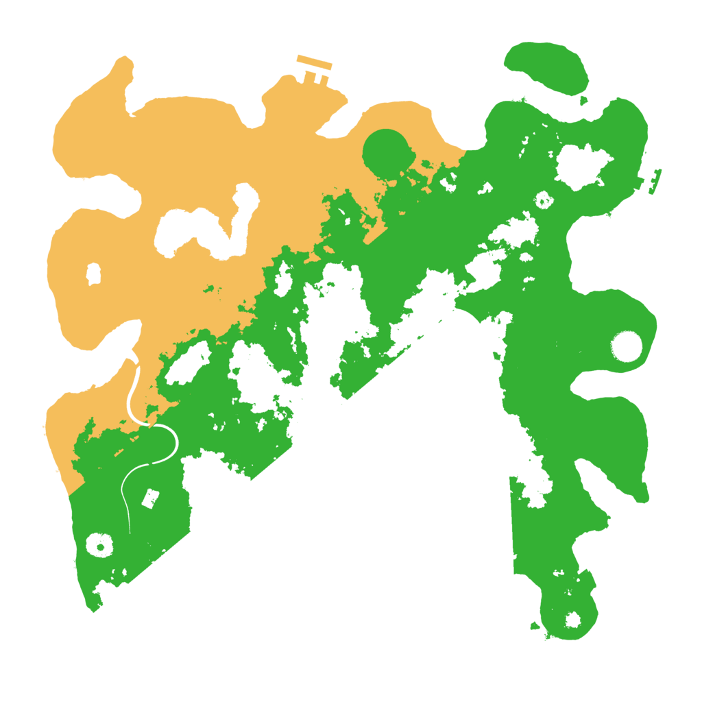 Biome Rust Map: Procedural Map, Size: 4000, Seed: 202220