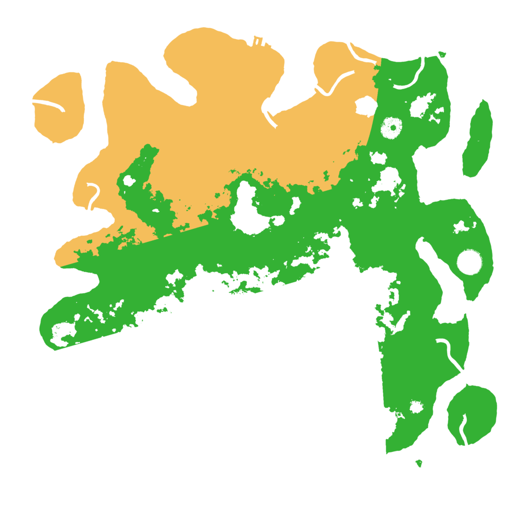 Biome Rust Map: Procedural Map, Size: 3700, Seed: 1399301235