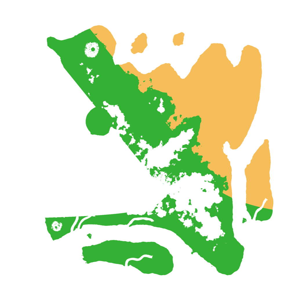 Biome Rust Map: Procedural Map, Size: 3000, Seed: 1233204433