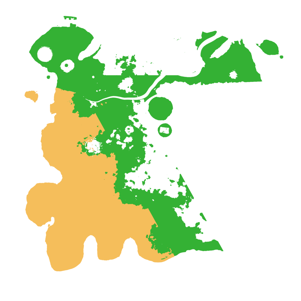 Biome Rust Map: Procedural Map, Size: 3500, Seed: 1900376127