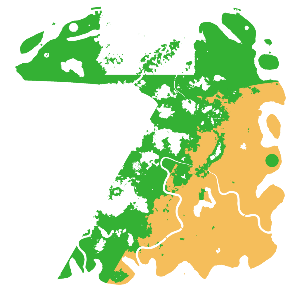 Biome Rust Map: Procedural Map, Size: 6000, Seed: 1654031535