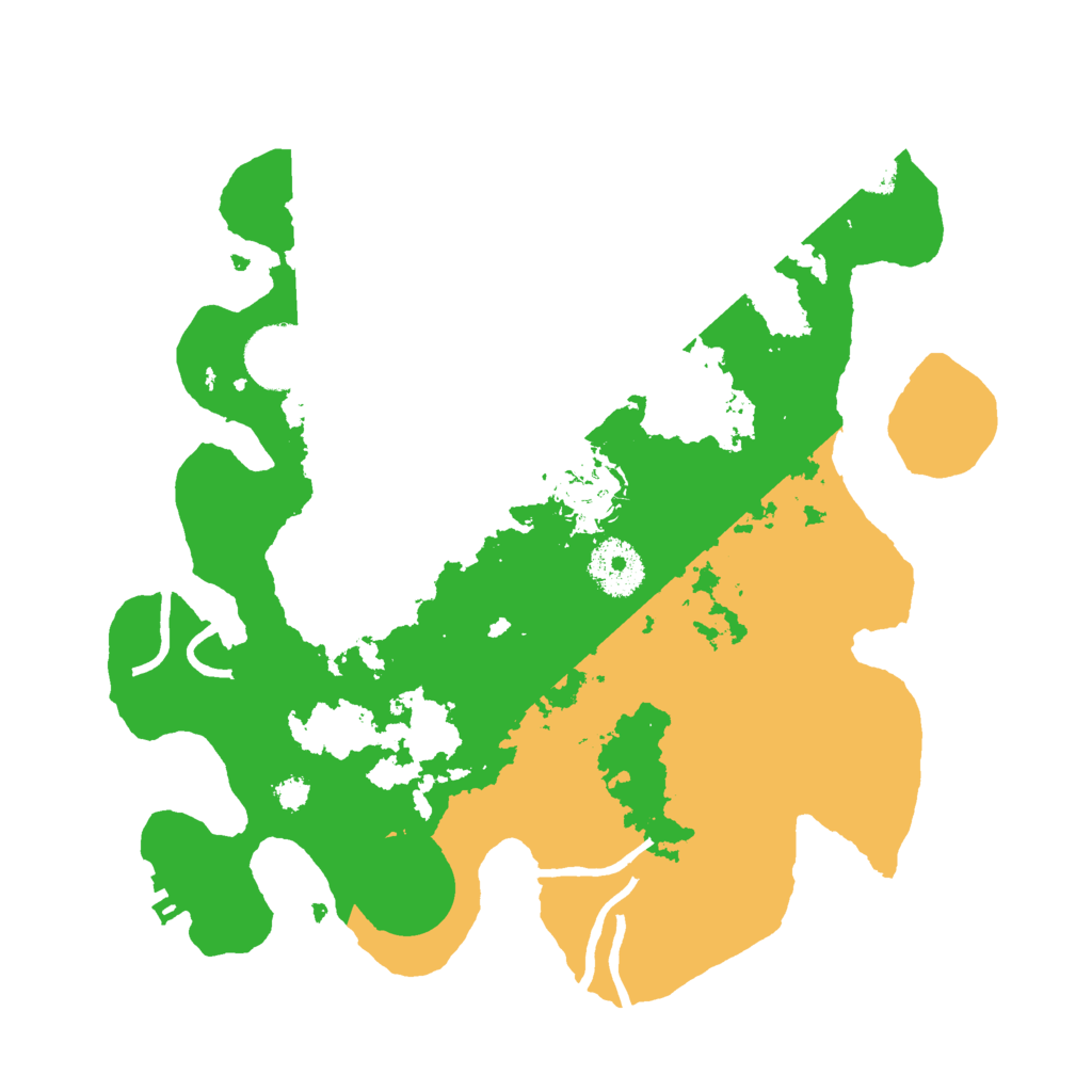 Biome Rust Map: Procedural Map, Size: 3000, Seed: 516053439