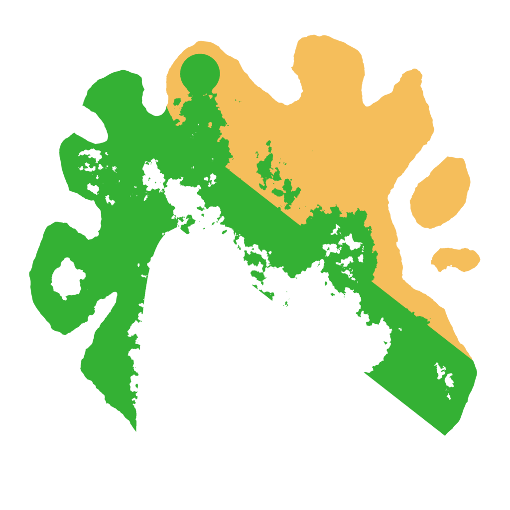 Biome Rust Map: Barren, Size: 3400, Seed: 383370422