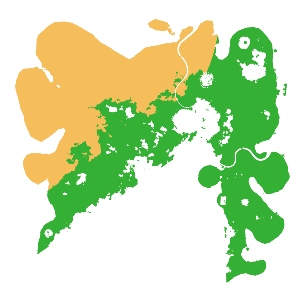 Biome Rust Map: Procedural Map, Size: 3850, Seed: 6117103