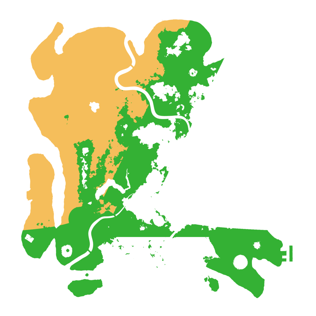 Biome Rust Map: Procedural Map, Size: 4000, Seed: 1894424321
