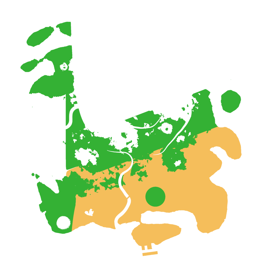 Biome Rust Map: Procedural Map, Size: 3500, Seed: 712269628