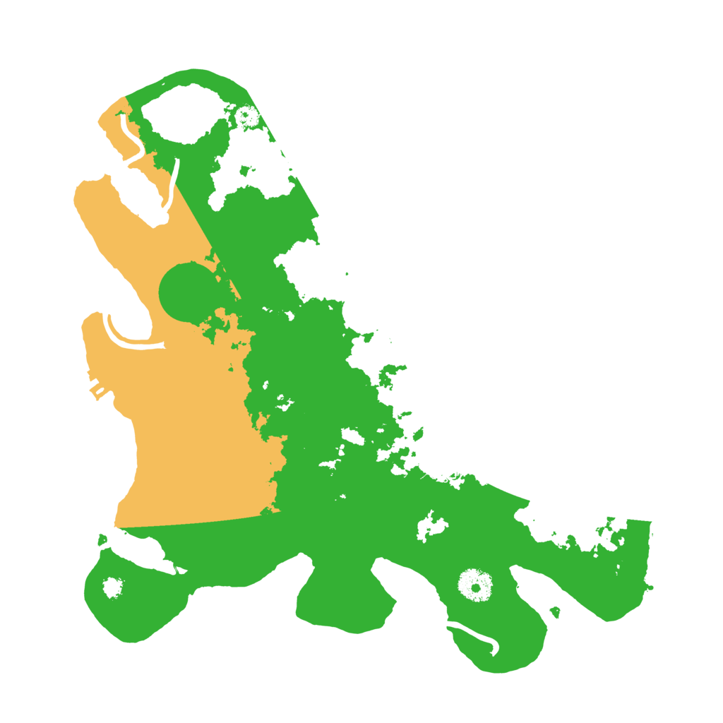 Biome Rust Map: Procedural Map, Size: 3250, Seed: 91643791