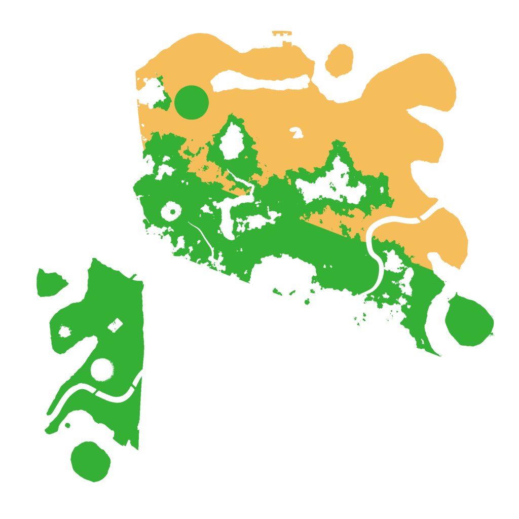 Biome Rust Map: Procedural Map, Size: 4000, Seed: 2076661459