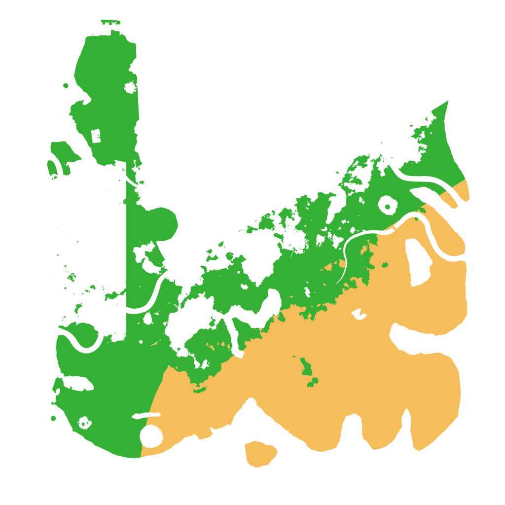 Biome Rust Map: Procedural Map, Size: 4000, Seed: 1895465