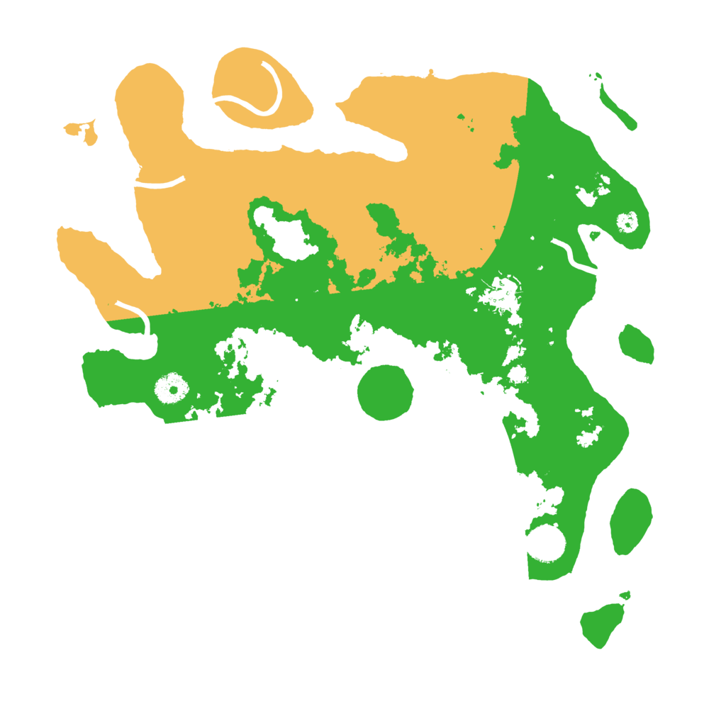 Biome Rust Map: Procedural Map, Size: 3500, Seed: 799233610