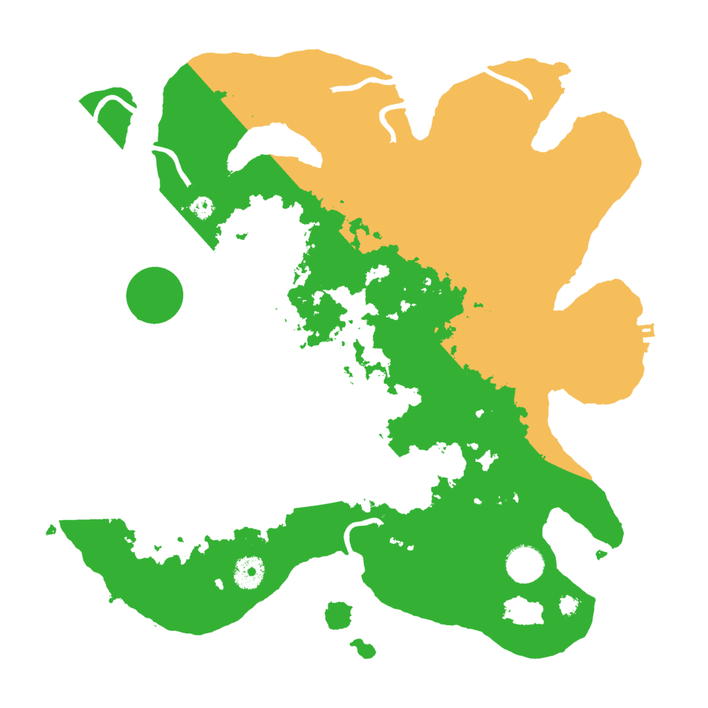 Biome Rust Map: Procedural Map, Size: 3333, Seed: 1984