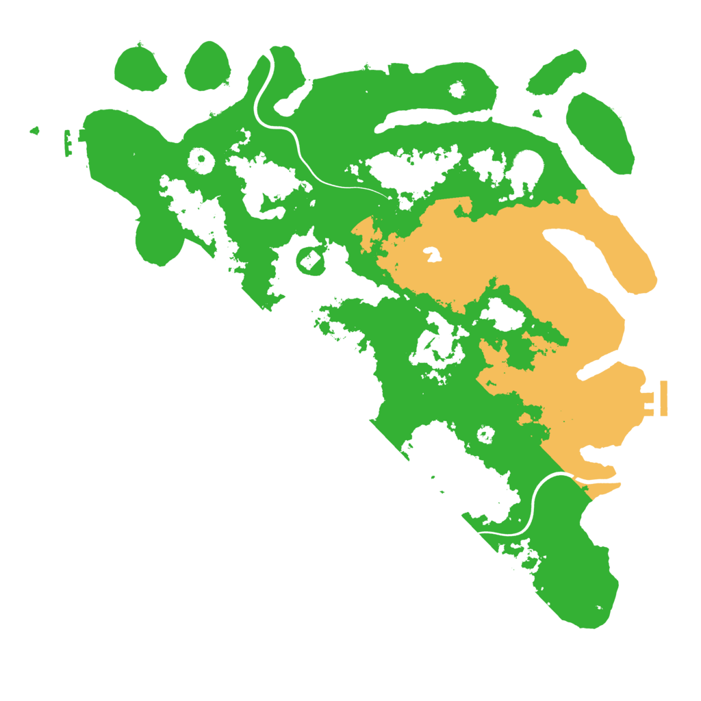 Biome Rust Map: Procedural Map, Size: 4000, Seed: 722723535