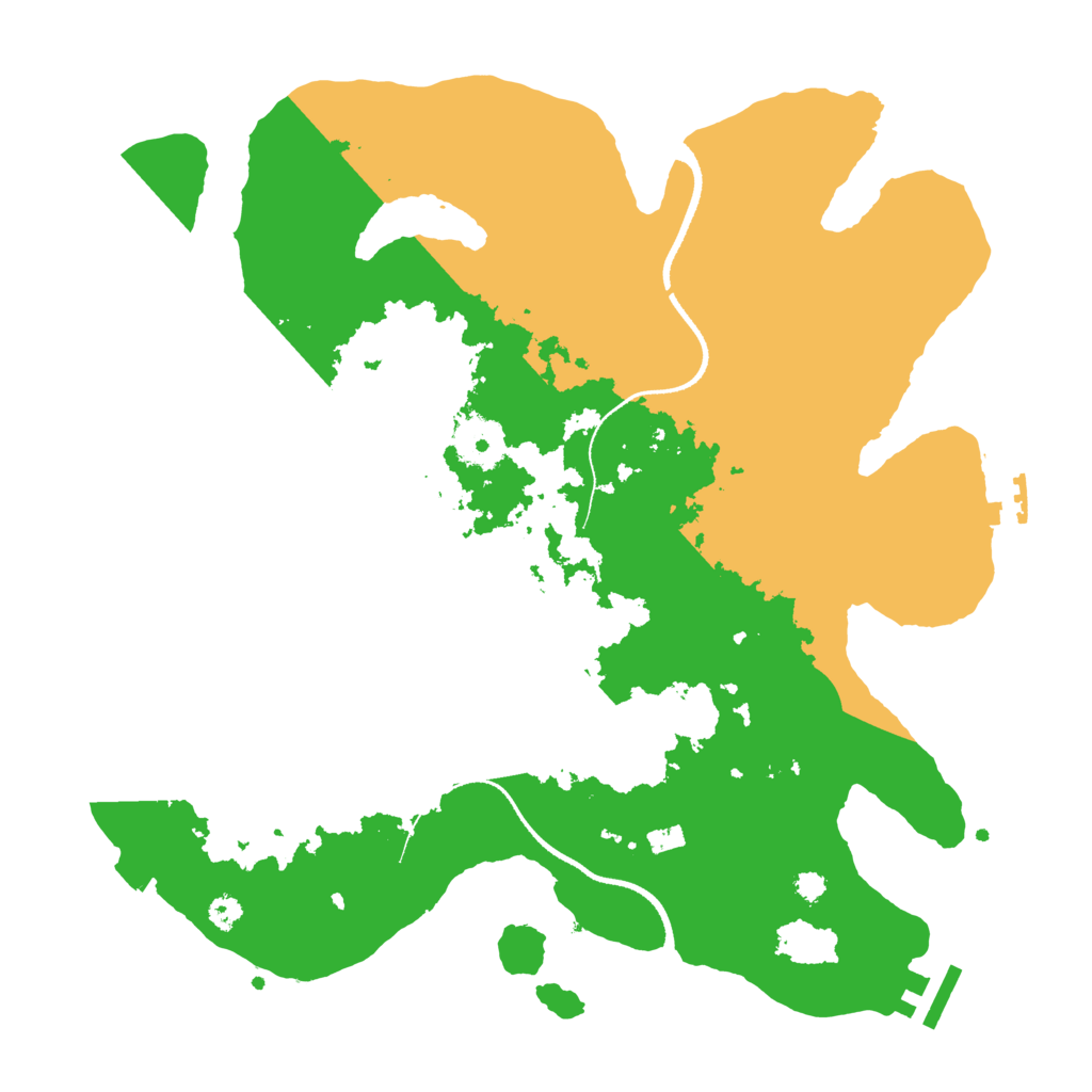 Biome Rust Map: Procedural Map, Size: 3334, Seed: 1984