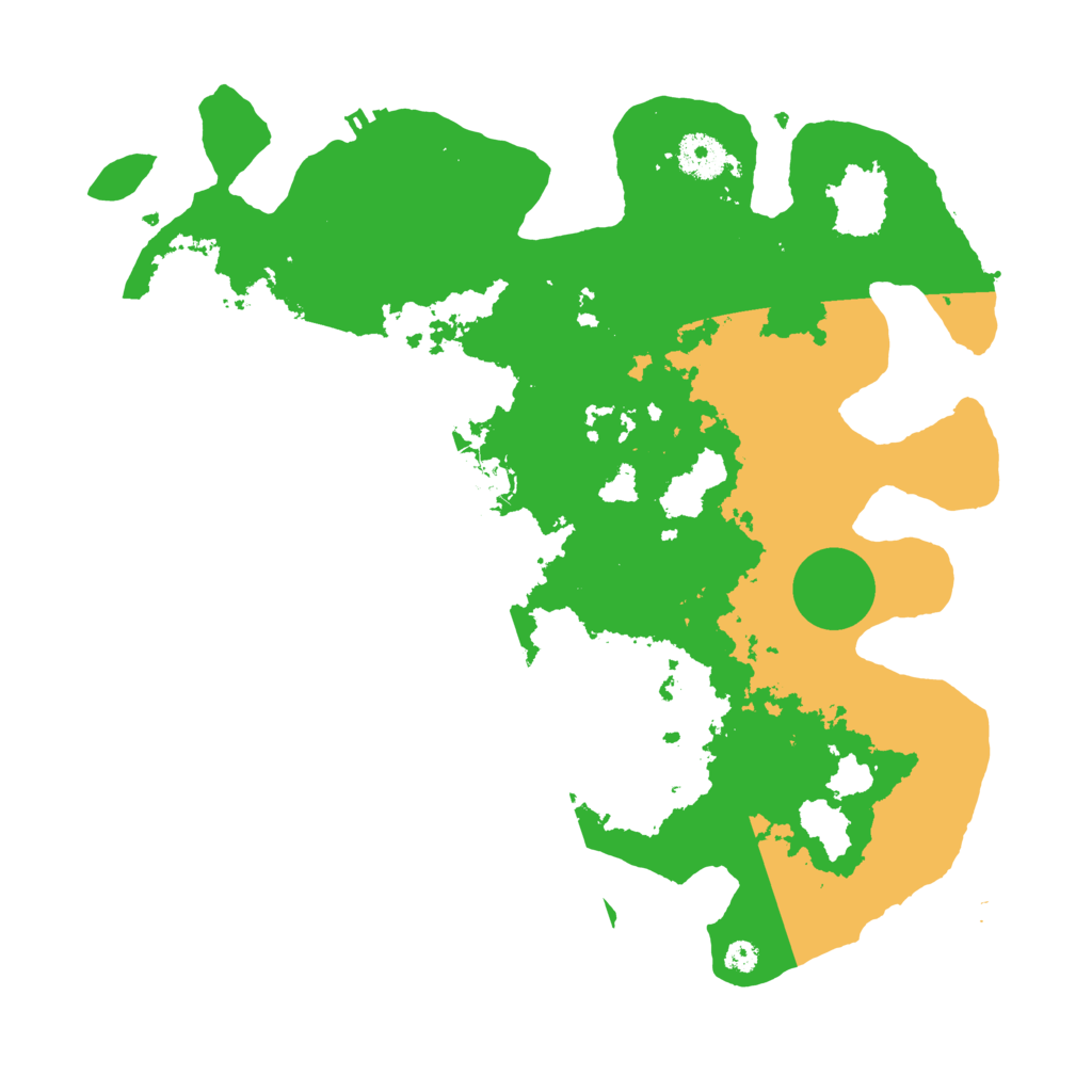 Biome Rust Map: Procedural Map, Size: 3500, Seed: 1550667882