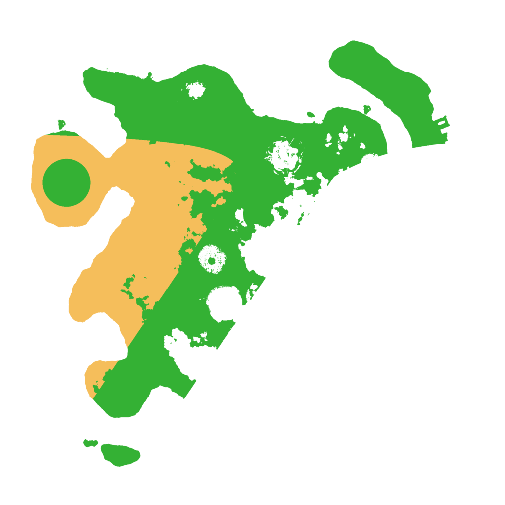 Biome Rust Map: Procedural Map, Size: 2800, Seed: 205913774
