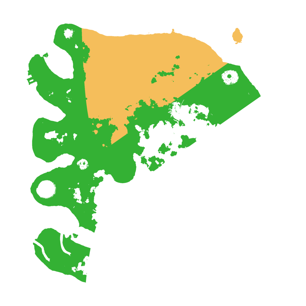 Biome Rust Map: Procedural Map, Size: 3000, Seed: 162636