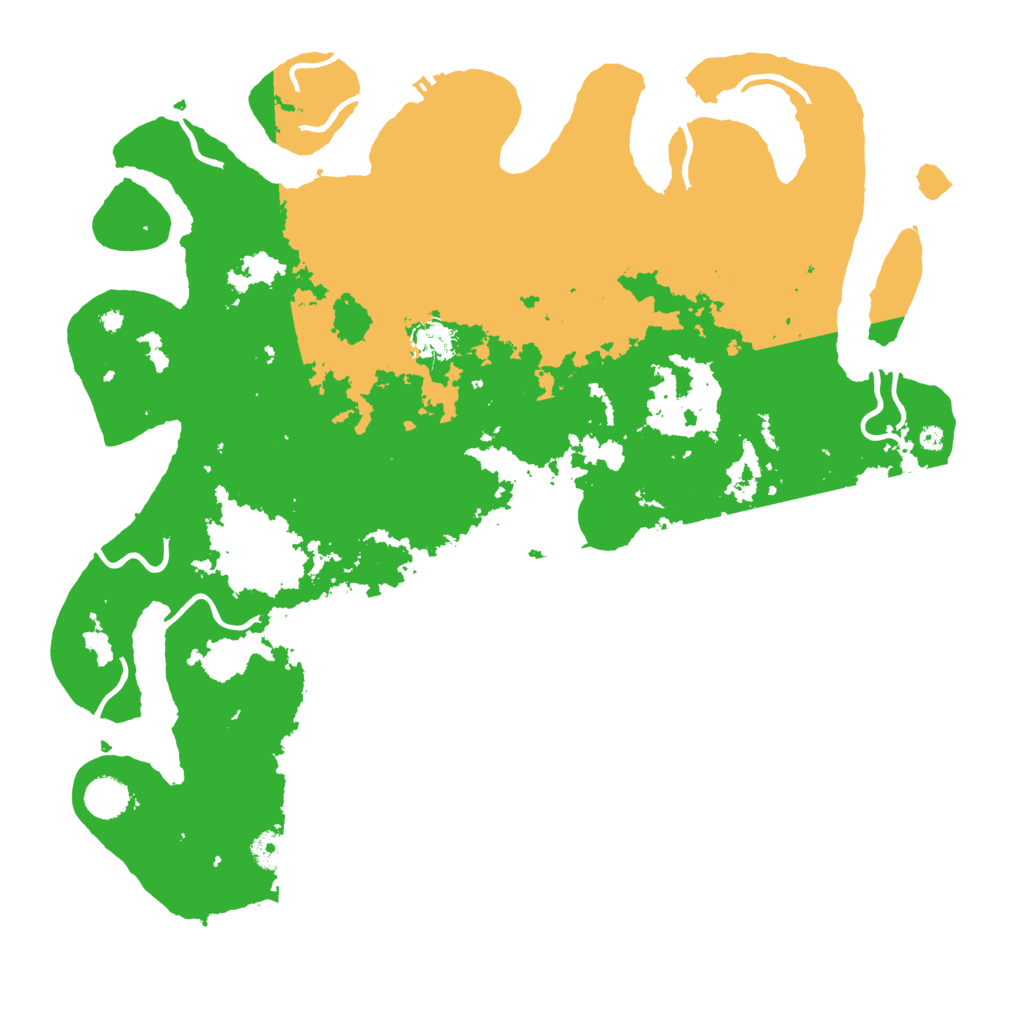 Biome Rust Map: Procedural Map, Size: 4300, Seed: 2089735191