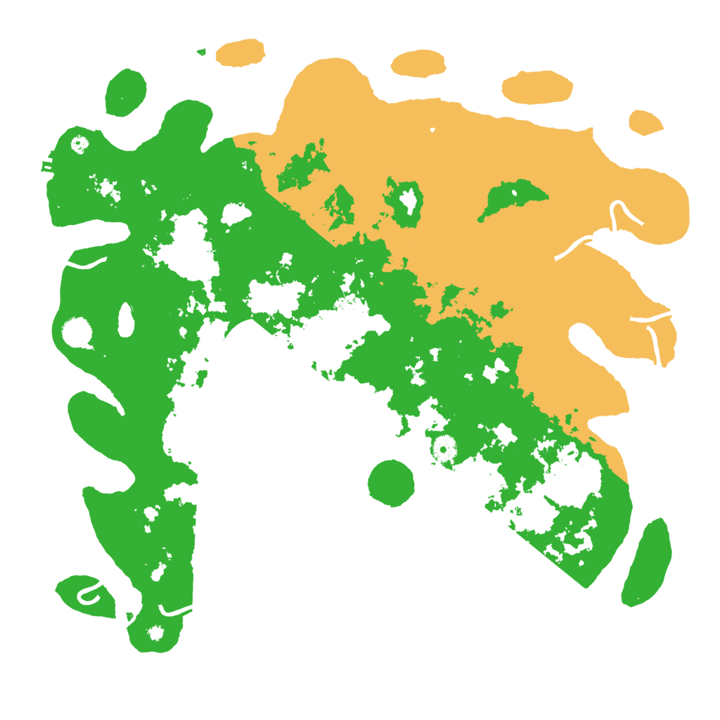 Biome Rust Map: Procedural Map, Size: 4300, Seed: 223549546