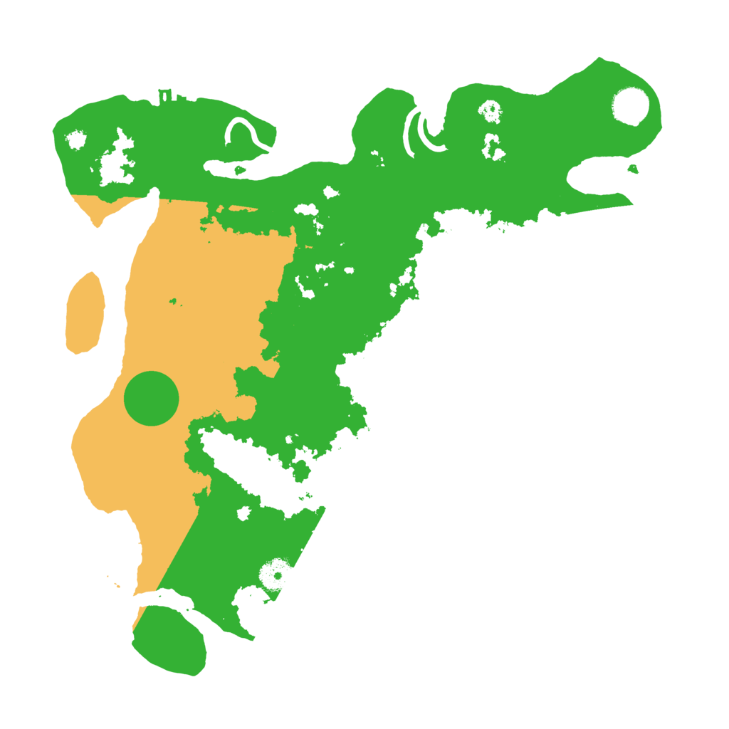 Biome Rust Map: Procedural Map, Size: 3500, Seed: 499361957