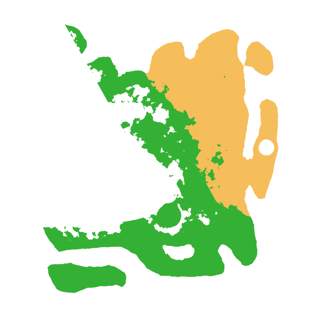 Biome Rust Map: Barren, Size: 3500, Seed: 1194446749