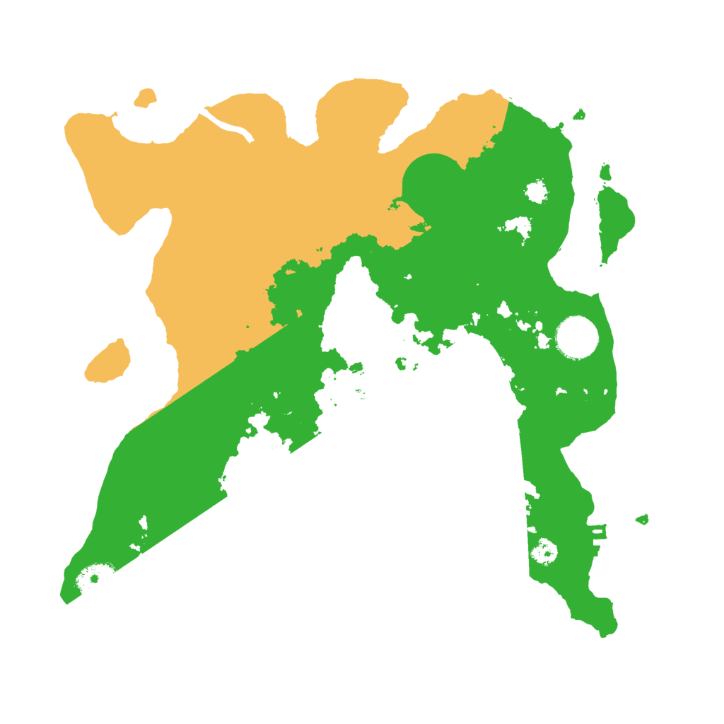 Biome Rust Map: Procedural Map, Size: 3000, Seed: 62516