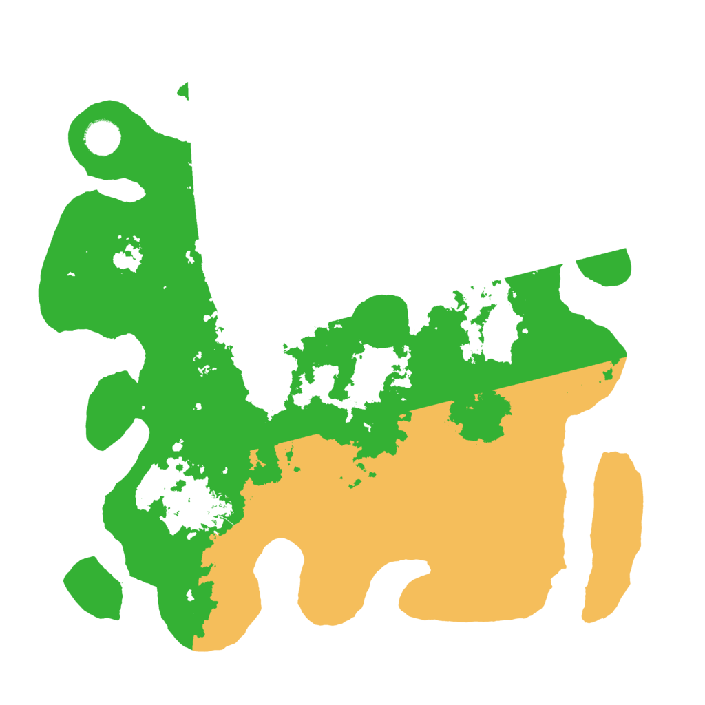 Biome Rust Map: Barren, Size: 3501, Seed: 1