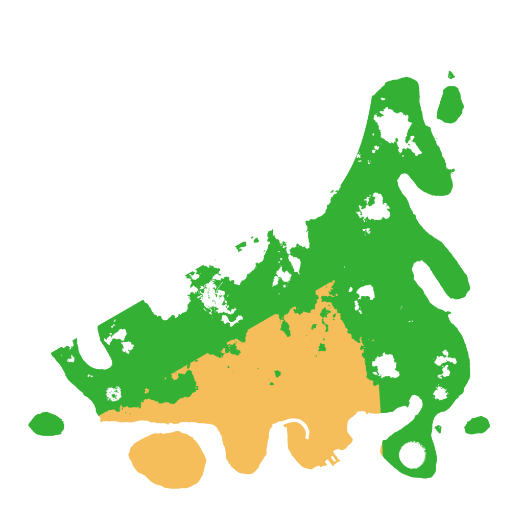 Biome Rust Map: Procedural Map, Size: 3500, Seed: 984610163