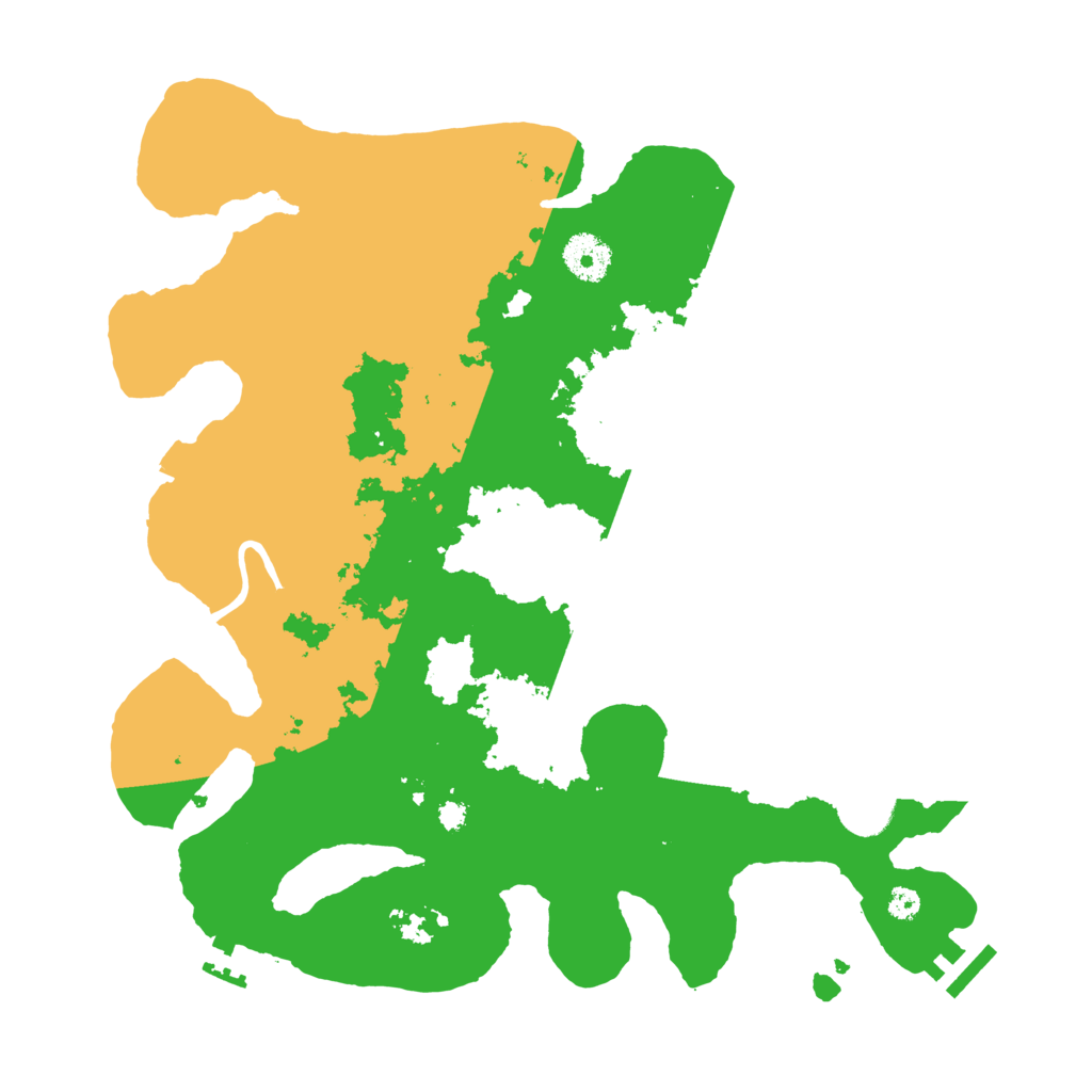 Biome Rust Map: Procedural Map, Size: 3500, Seed: 561934358