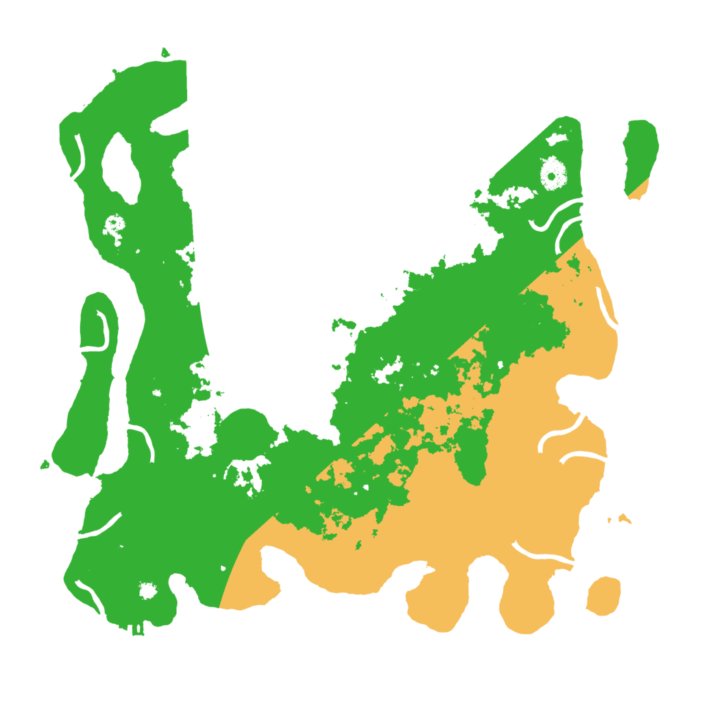 Biome Rust Map: Procedural Map, Size: 3700, Seed: 538743664