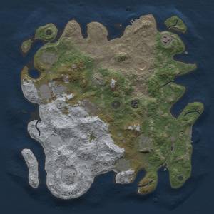 Thumbnail Rust Map: Procedural Map, Size: 3850, Seed: 494365631, 19 Monuments