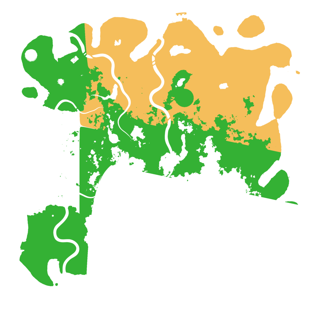 Biome Rust Map: Procedural Map, Size: 4600, Seed: 126548462
