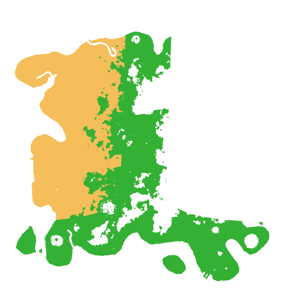 Biome Rust Map: Procedural Map, Size: 3850, Seed: 2129439575