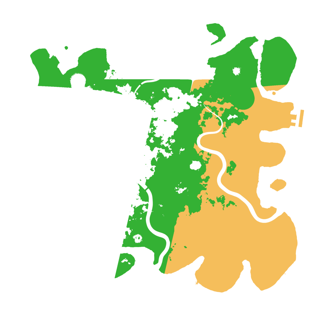 Biome Rust Map: Procedural Map, Size: 3700, Seed: 1649861916