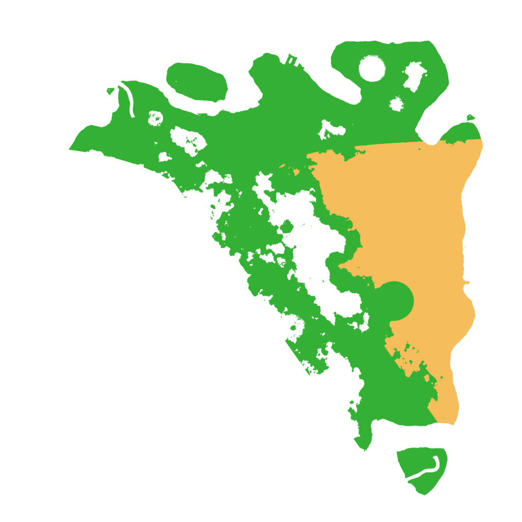 Biome Rust Map: Procedural Map, Size: 3500, Seed: 2082511673