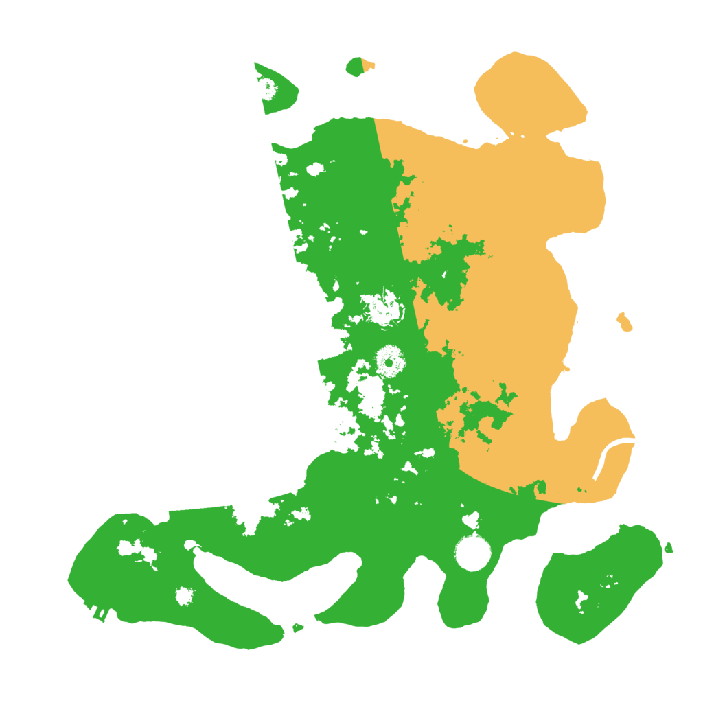 Biome Rust Map: Procedural Map, Size: 3500, Seed: 618304555