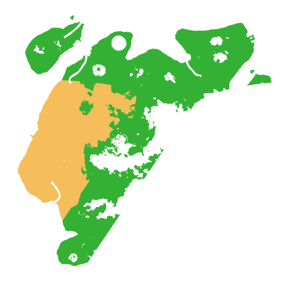 Biome Rust Map: Procedural Map, Size: 3500, Seed: 641651017