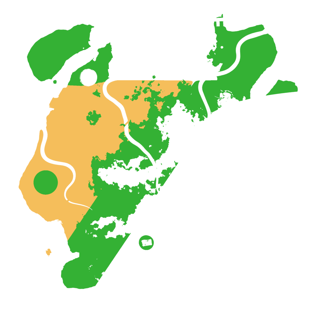 Biome Rust Map: Procedural Map, Size: 3500, Seed: 641651017