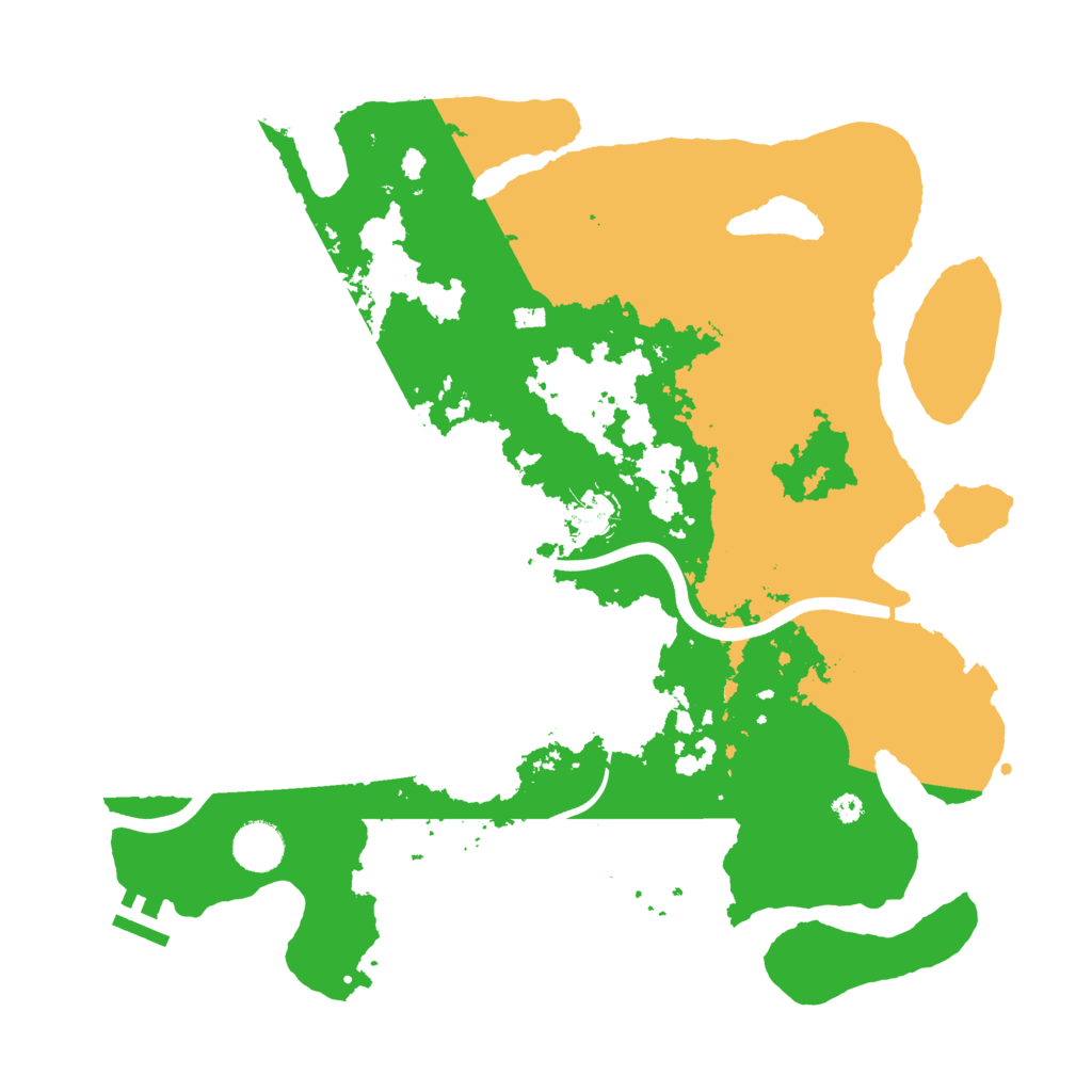Biome Rust Map: Procedural Map, Size: 3800, Seed: 204