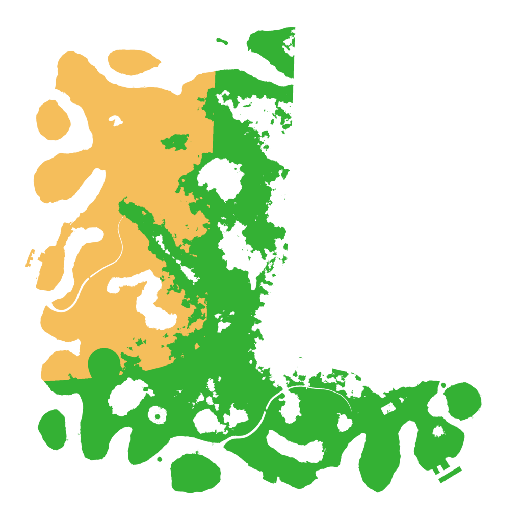 Biome Rust Map: Procedural Map, Size: 4250, Seed: 115854953