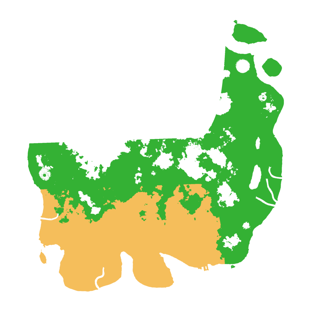 Biome Rust Map: Procedural Map, Size: 4000, Seed: 205603538