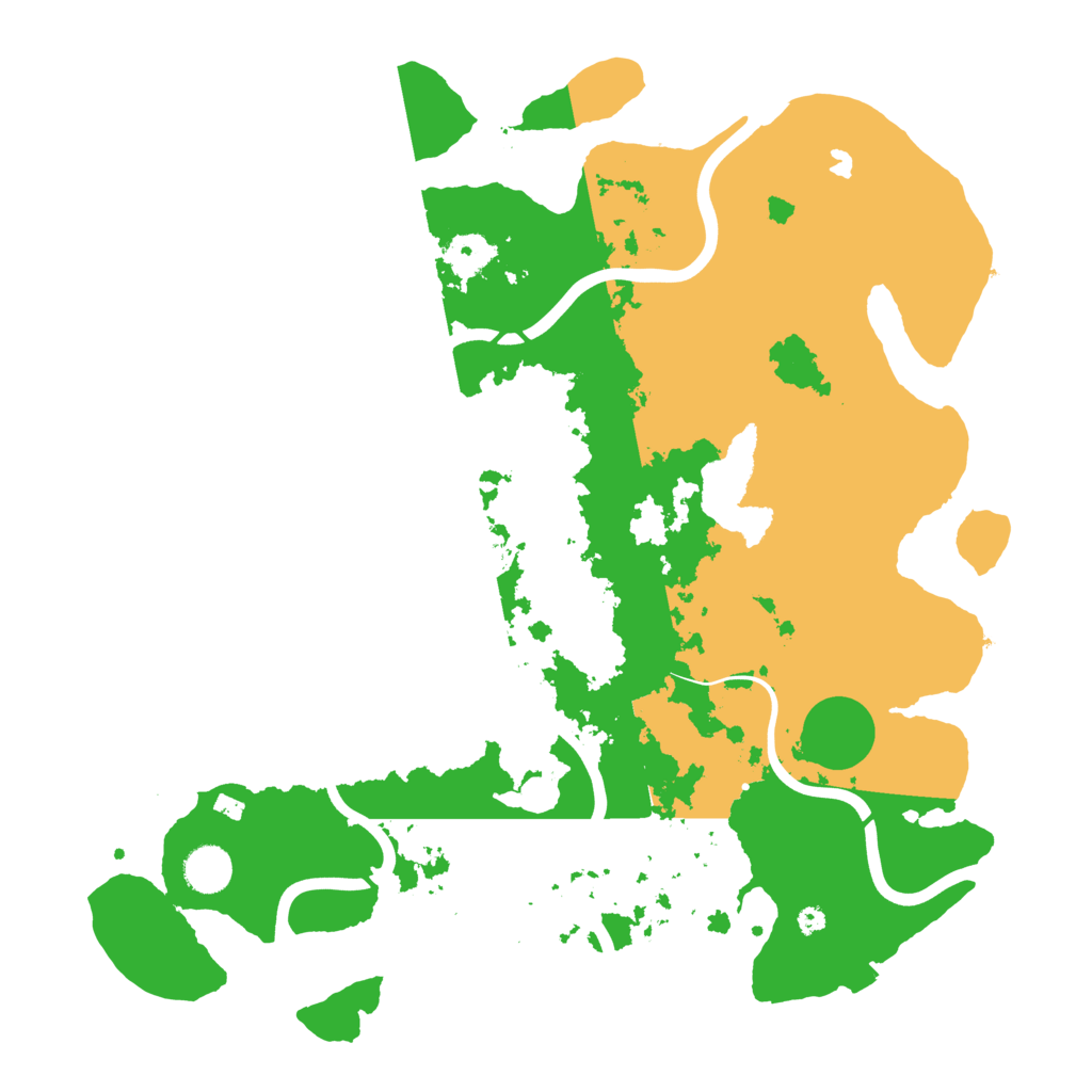 Biome Rust Map: Procedural Map, Size: 4000, Seed: 607165120