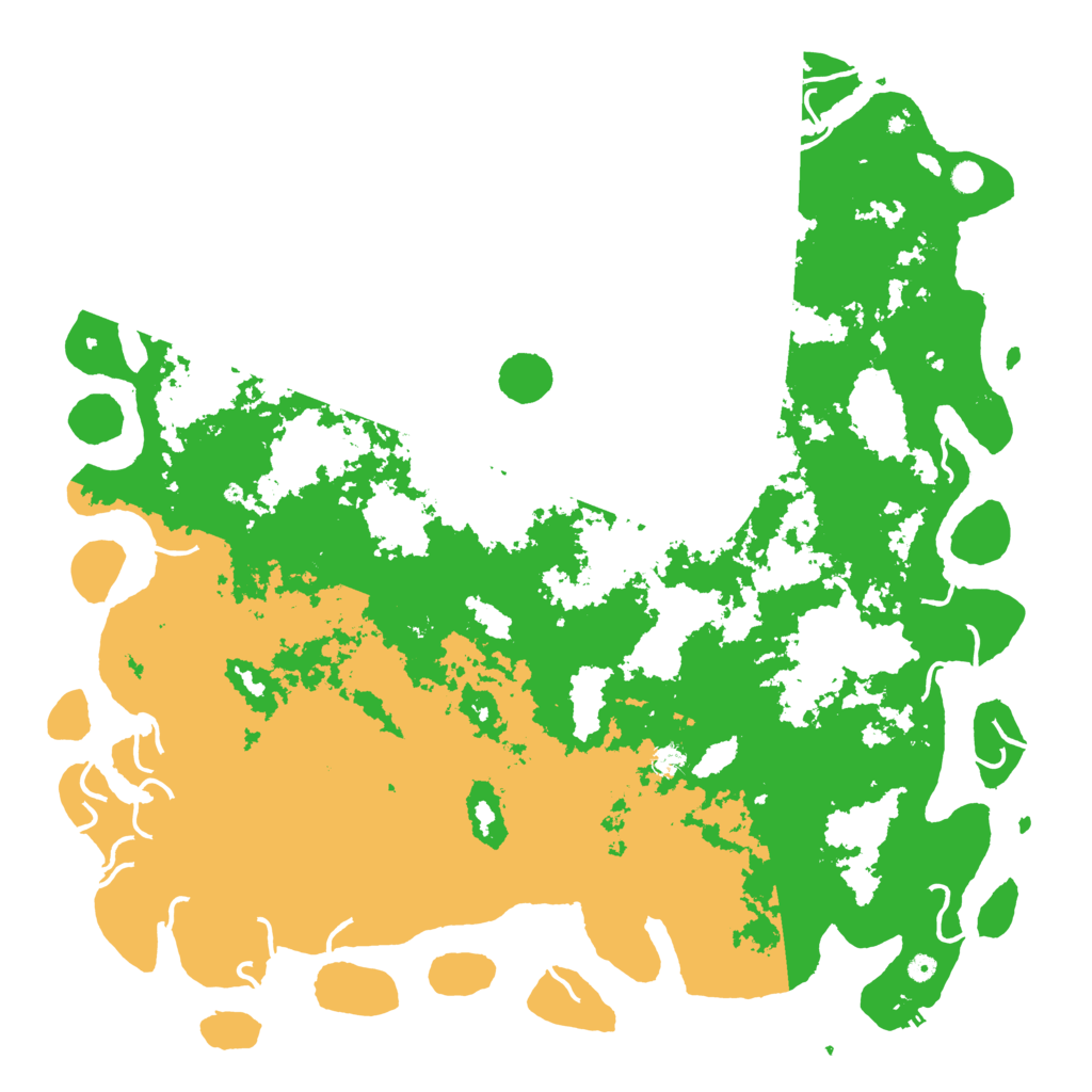Biome Rust Map: Procedural Map, Size: 6000, Seed: 1718396286