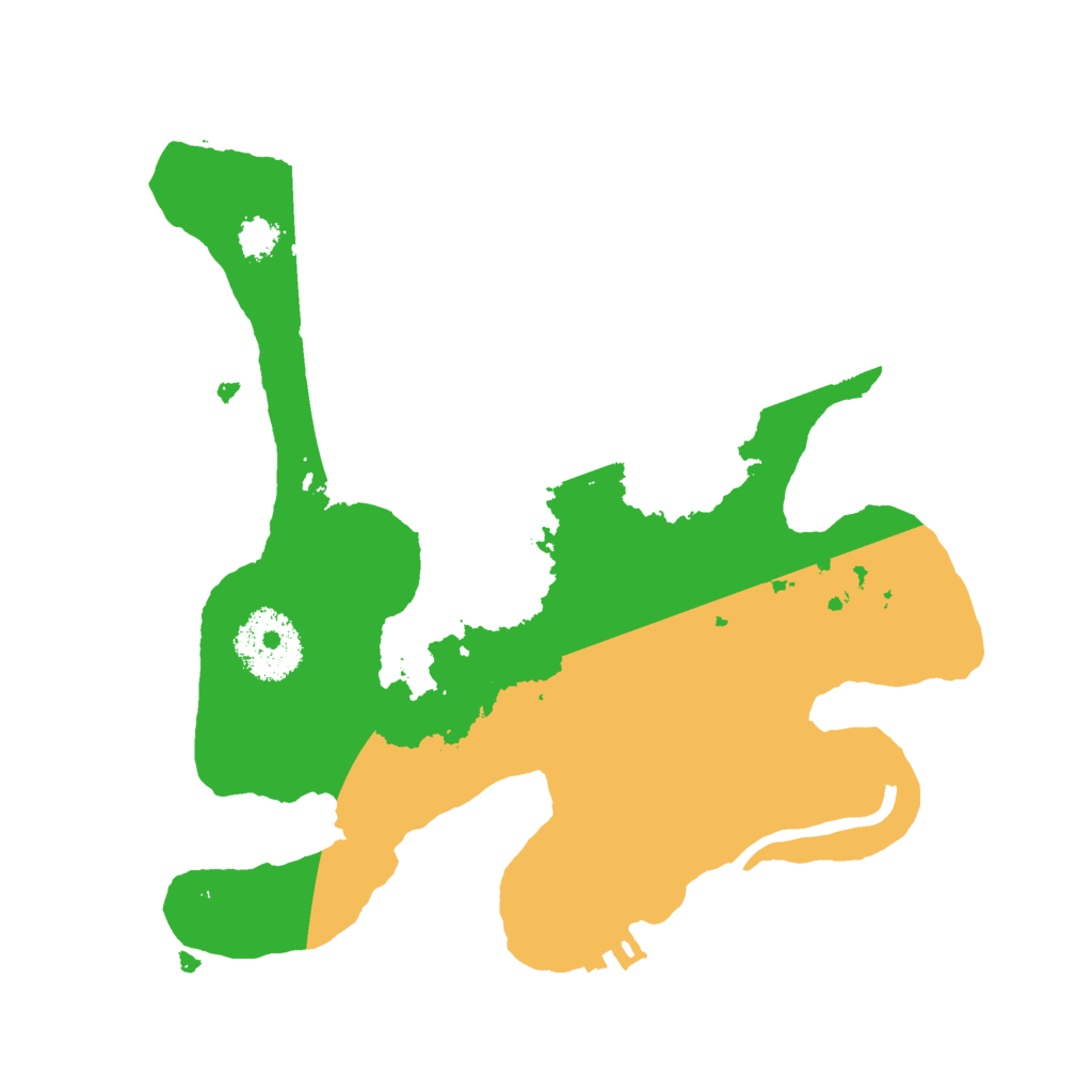 Biome Rust Map: Procedural Map, Size: 2450, Seed: 88453