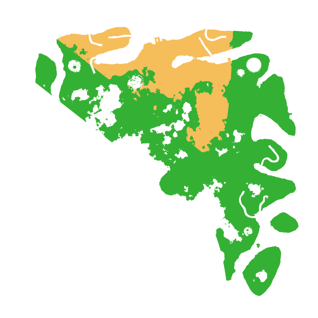 Biome Rust Map: Procedural Map, Size: 3850, Seed: 435345