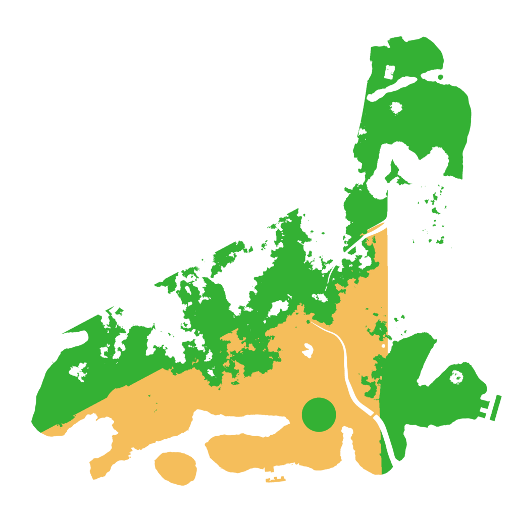Biome Rust Map: Procedural Map, Size: 4000, Seed: 186184109
