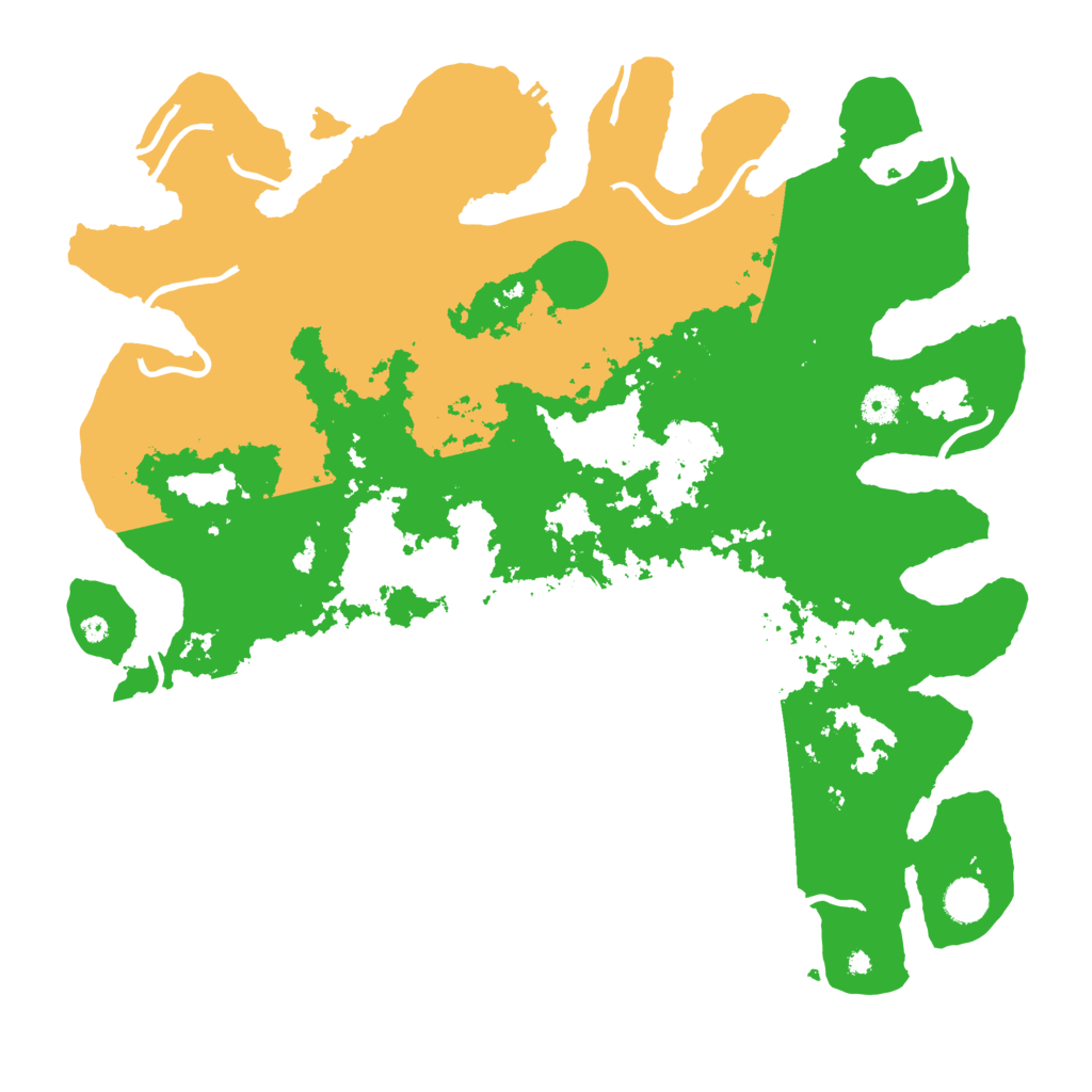 Biome Rust Map: Procedural Map, Size: 4300, Seed: 1151058463