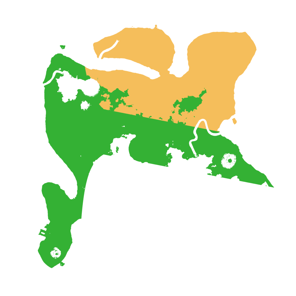 Biome Rust Map: Procedural Map, Size: 3000, Seed: 93333513